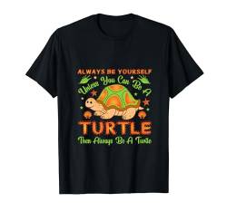 Schildkröte Lustiges Schildkrötenkostüm Spruch Schildkröten T-Shirt von Funny Gifts For Sea Turtle & Tortoise Lovers Gift