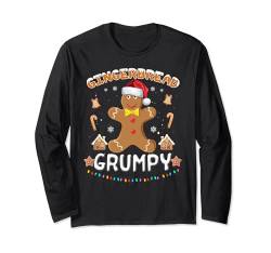 Lebkuchen Grumpy Christmas Family Cookie Baking Holiday Langarmshirt von Funny Gingerbread Man Shirt Christmas Family