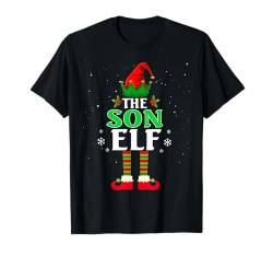 Weihnachtsfeier von Son Elf, passende Familiengruppe, lustiger Elf T-Shirt von Funny Gingerbread Man Shirt Christmas Family