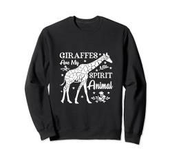 Giraffen sind mein spirituelles Tier, Liebhaber von Giraffen, Zootieren Sweatshirt von Funny Giraffe Gifts & Shirts For Giraffe Lover