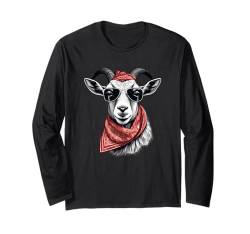 Bestes Ziegen-Design für Frauen Mädchen Nutztiere Pygmy Ziegenliebhaber Langarmshirt von Funny Goat Gift Goat Lover