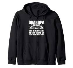 Beste Opa-Kunst für Opa-Männer zum Großvatertag Papi Kapuzenjacke von Funny Grandpa Gift From Grandchildren