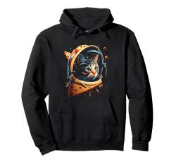 Astronaut Katze Galaxie Weltraum Kätzchen Haustier Besitzer Lustig Pullover Hoodie von Funny Graphic Tees For Women and Men