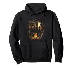 Camping Leben Wald Abenteuer Camper Wandern Outdoor Natur Pullover Hoodie von Funny Graphic Tees For Women and Men