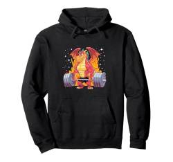 Workout Dragon Gewichtheben Grafik Männer Frauen Lustig Gym Pullover Hoodie von Funny Gym Weightlifting Design for Men & Women