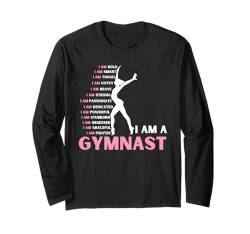 Cooles Turner-Design für Männer und Frauen, Gymnastik, Tumbling-Liebhaber Langarmshirt von Funny Gymnastics Gift Gymnast Sport Apparel