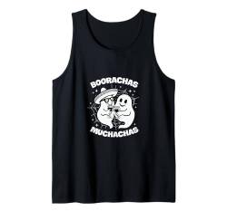 Lustiges Halloween-Kaffee-Shirt Geister Boorachas Muchachas Tank Top von Funny Halloween Coffee Tee Shirts for Women