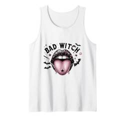 Bad Witch Halloween Party Kostüm Damen Mädchen Tank Top von Funny Halloween Costume & Gift for Halloween Party