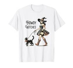 Howdy Witches Western Halloween Party Kostüm T-Shirt von Funny Halloween Costume & Gift for Halloween Party