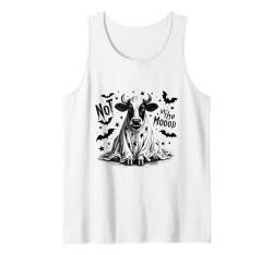 Not In The Mooood Halloween Kuh Party Kostüm Bauernhof Tank Top von Funny Halloween Costume & Gift for Halloween Party