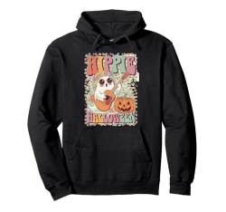 Halloween-Grafik im Hippie-Design, niedlich, niedlich, im Hippie-Design Pullover Hoodie von Funny Halloween Graphic Costume Tee