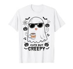 Niedliche, aber gruselige Herbstgeister-Kürbis-Halloween-Grafik T-Shirt von Funny Halloween Graphic Costume Tee