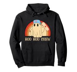 Süße Boo Boo Crew Krankenschwester Medical Ghost Halloween-Vibe Gothic Pullover Hoodie von Funny Halloween Gym Workout Casual Gothic Gift Tee