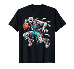 Lustiges Halloween-Sportspielerteam von Cool Mummy Basketball T-Shirt von Funny Halloween Mummy Basketball For Kids Boys Men