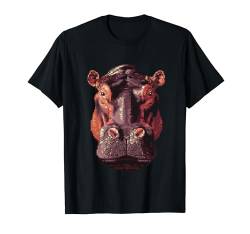 Pixel Art Lover - Nilpferd Papa Mama T-Shirt von Funny Hippopotamus Gift for Men & Women