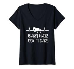 Damen Lustiges Reitdesign mit Zitat für Pferdeliebhaber T-Shirt mit V-Ausschnitt von Funny Horse Gift Horse Lover Gifts & Shirts