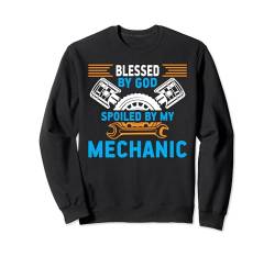 Coole Mechaniker Kunst für Männer Frauen Motorrad Auto Werkstatt Sweatshirt von Funny Mechanic Gifts & Shirts