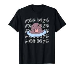 Moo-Deng Baby Pygmy Hippo Cute Zoo For Family Tee T-Shirt von Funny Moo-Deng Tee for Family