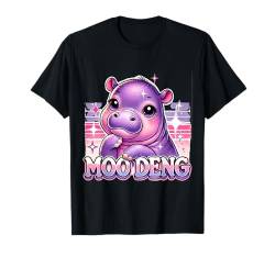 Lustiges Moo-Deng Baby Pygmy Nilpferd Niedlicher Zoo für Familie T-Shirt von Funny Moo Deng The Cute Baby .Co