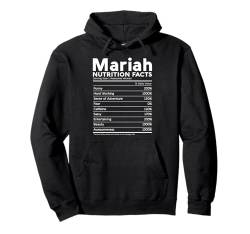 Mariah Name Nährwertangaben Personalisiert Frauen Mädchen Lustig Pullover Hoodie von Funny Nutritional Facts for Women