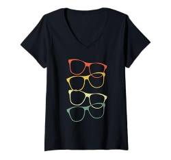 Damen Bestes Optiker-Design für Männer Frauen Optometrie Optiker T-Shirt mit V-Ausschnitt von Funny Optometrist Gift Optometry