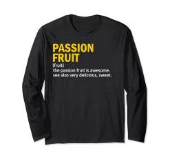 Passionsfrucht Definition Lustiger Passionsfrucht-Liebhaber Langarmshirt von Funny Passion Fruit Lover