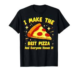 Pizza Art Männer Frauen Fast Food Liebhaber Feinschmecker Lustige Pizza T-Shirt von Funny Pizza Lover Gifts Men Women