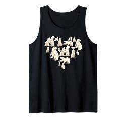 Lustige Eisbär-Kunst für Männer und Frauen, arktischer Eisbär-Liebhaber Tank Top von Funny Polar Bear Gift Polar Bear