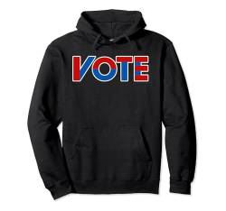 Abstimmung Wahlen Bürgeraktionsrechte 2024 November Voting Aware Pullover Hoodie von Funny Political President Election Co.