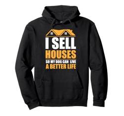 Lustige Realtor-Kunst für Männer Frauen Immobilien-Liebhaber Pullover Hoodie von Funny Realtor Gift Real Estate Agent