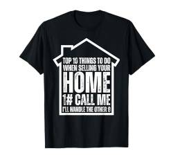 Lustige Realtor-Kunst für Männer Frauen Immobilien-Liebhaber T-Shirt von Funny Realtor Gift Real Estate Agent