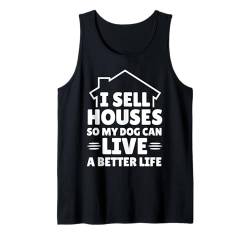 Lustige Realtor-Kunst für Männer Frauen Immobilien-Liebhaber Tank Top von Funny Realtor Gift Real Estate Agent