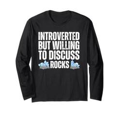 Rock Collector Art für Herren, Damen und Kinder, Geology Rockhound Langarmshirt von Funny Rock Collecting Gift Geologist