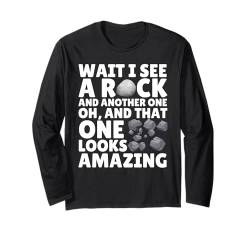 Rock-Sammler-Kunst für Herren, Damen und Kinder, Geologie-Liebhaber Langarmshirt von Funny Rock Collecting Gift Geologist