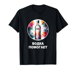 Lustige russische Shirts für Damen und Herren Wodka Shirt russisch T-Shirt von Funny Russian Shirt Russian Saying Sarcastic Meme