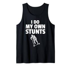 Best Scooters Stunt Vintage Art für Männer Frauen Beste Fahrer Tank Top von Funny Scooter Stunt Gifts Riders