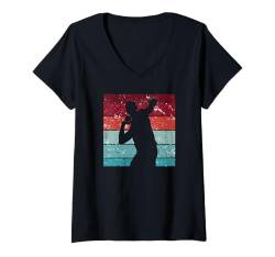 Damen Shot Put Art für Herren und Damen T-Shirt mit V-Ausschnitt von Funny Shot Put Gift Sport Lover Apparel