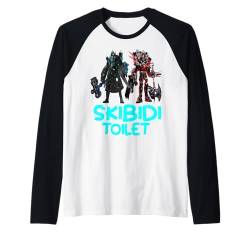 Geburtstag Junge Geschenke für Kinder Erwachsene Liebhaber Skibidi Toilette Raglan von Funny Skibidi Toilet