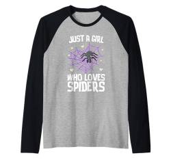 Beste Spinnenkunst für Mädchen, Frauen, Kinder, Spinnen-Liebhaber Raglan von Funny Spider Gift Tarantula Lover Apparel