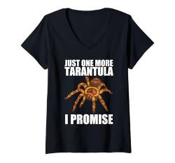 Damen Bestes Vogelspinnen-Design für Männer, Frauen, Kinder, Vogelspinnen-Liebhaber T-Shirt mit V-Ausschnitt von Funny Spider Gift Tarantula Lover Apparel