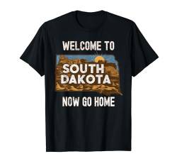 Willkommen bei South Dakota Retro Design, Lustiges South Dakota T-Shirt von Funny State Pride Souvenir Apparel