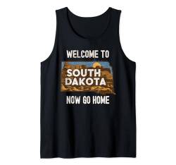 Willkommen bei South Dakota Retro Design, Lustiges South Dakota Tank Top von Funny State Pride Souvenir Apparel