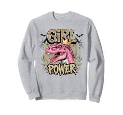 Queen Girls Power T-Rex Dinosaurier Lustiges Halloween-Kostüm Tee Sweatshirt von Funny T-rex Dinosaur Halloween For Kids Girls Boys