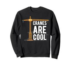 Kranführer Geschenk Bau Turmkran Kinder Jungen Sweatshirt von Funny Tower Crane Gift Crane