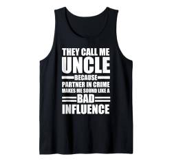 Lustiges Onkel-Design für Onkel Männer Onkel Partner in Crime Tank Top von Funny Uncle Gift Awesome Uncle