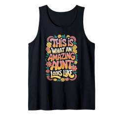 Lustige Familie So sieht eine tolle Tante aus Frauen Tank Top von Funny Women Humor Clothing