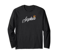 Sophia Custom Name for Women Kids Toddlers - Sophia Name Langarmshirt von Funny and Cute Sophia Custom Name Outfits