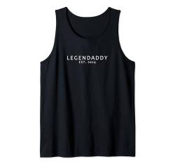 Pullerparty Vater werden Daddy lustig Legendaddy est. 2024 Tank Top von FunnyT