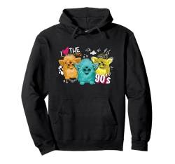 Furby I Love The 90's Bear Snowball Wolf Retro Chest Logo Pullover Hoodie von Furby