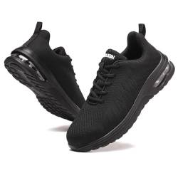 Furuian Arbeitsschuhe Herren Sicherheitsschuhe Damen Leicht Atmungsaktiv Stahlkappenschuhe Sportlich rutschfest Sneakers von Furuian